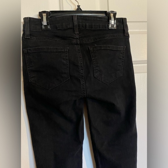 PAIGE - Black Verdugo Ankle Skinny Jeans Size 25 Black Shadow - Picture 7 of 10